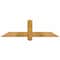Ekena Millwork Eugene Rough Sawn Timber Gable Bracket, Western Red Cedar, 48"W x 14"H x 4"D x 4"F, 7/12 Pitch GBW048X14X0404EUG00RWR - alternate 1